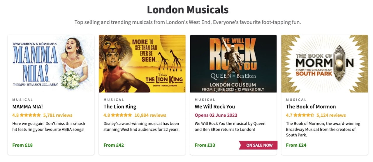 Musicals i London - Billige Billetter til de 12 Beste (2023)