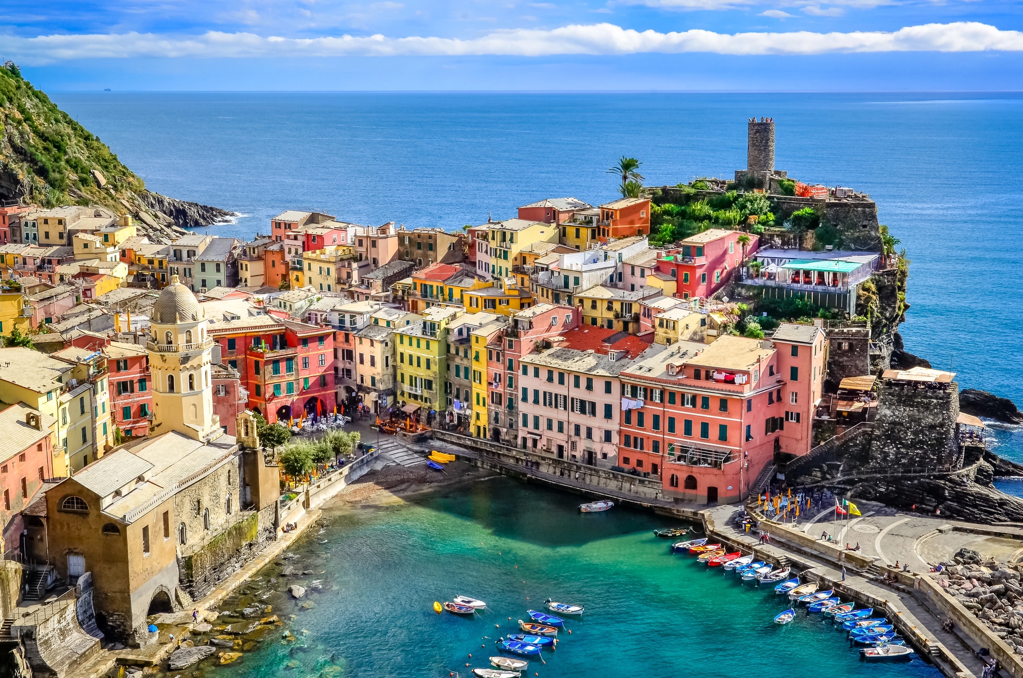 hvor bør man bo i Cinque Terre