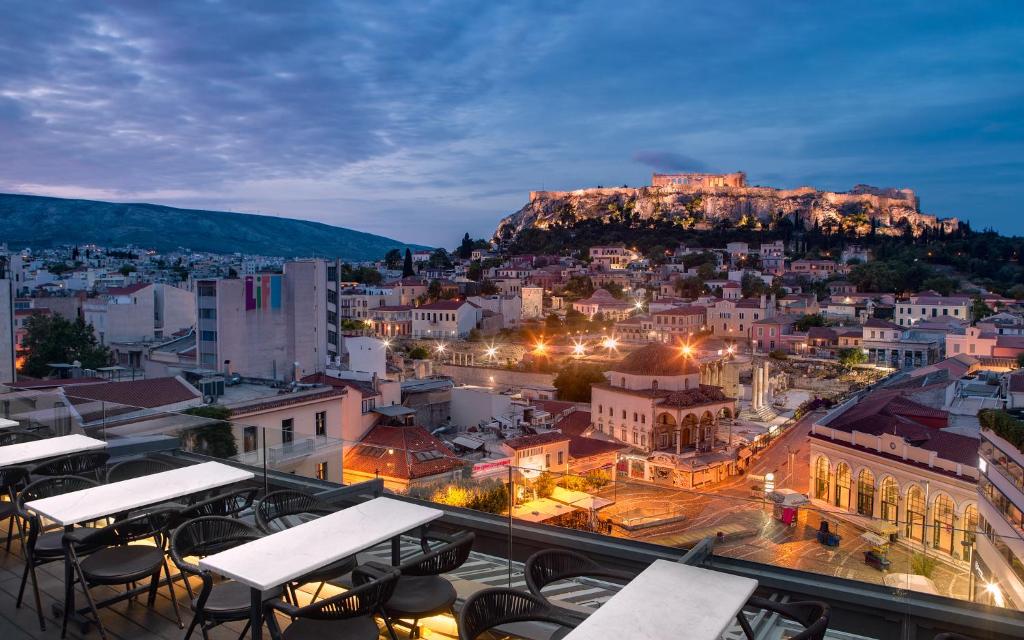 A for Athens, godt hotell med utsikt mot Akropolis