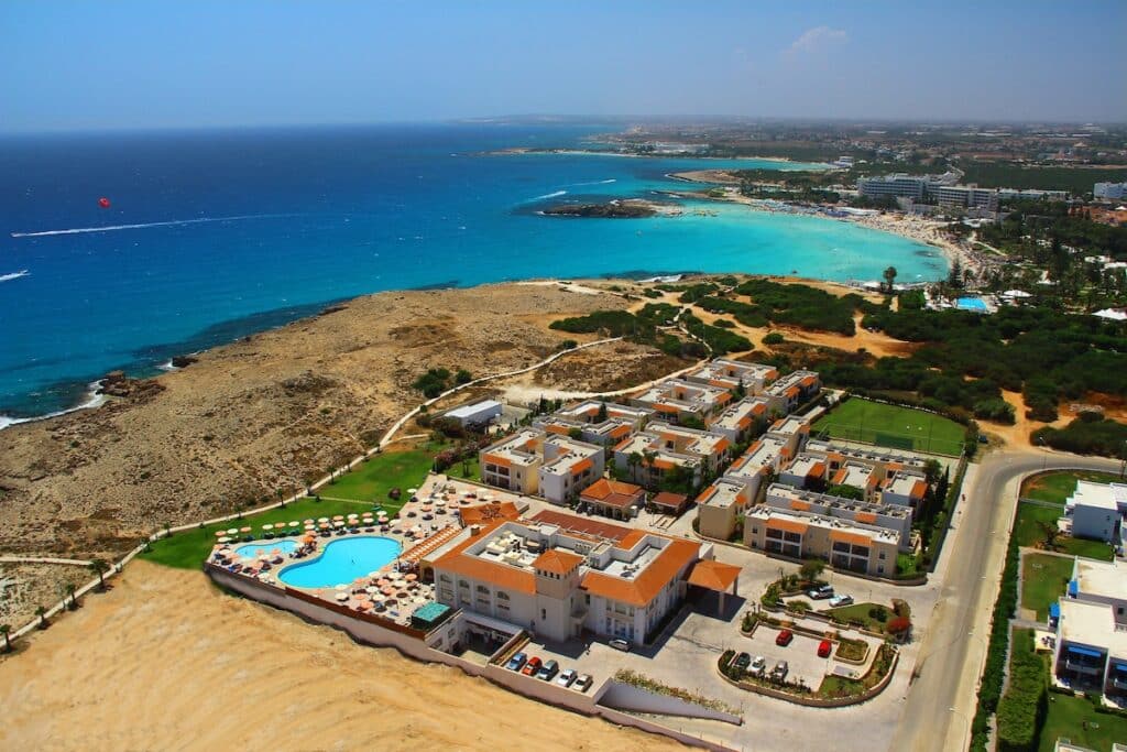 Aktea Beach, godt hotell for familier i Ayia Napa