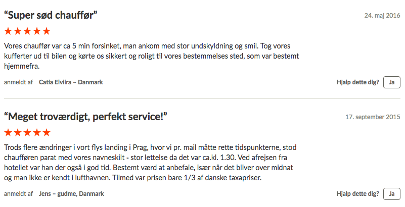 Anmeldelse av lufthavnstransport i Praha