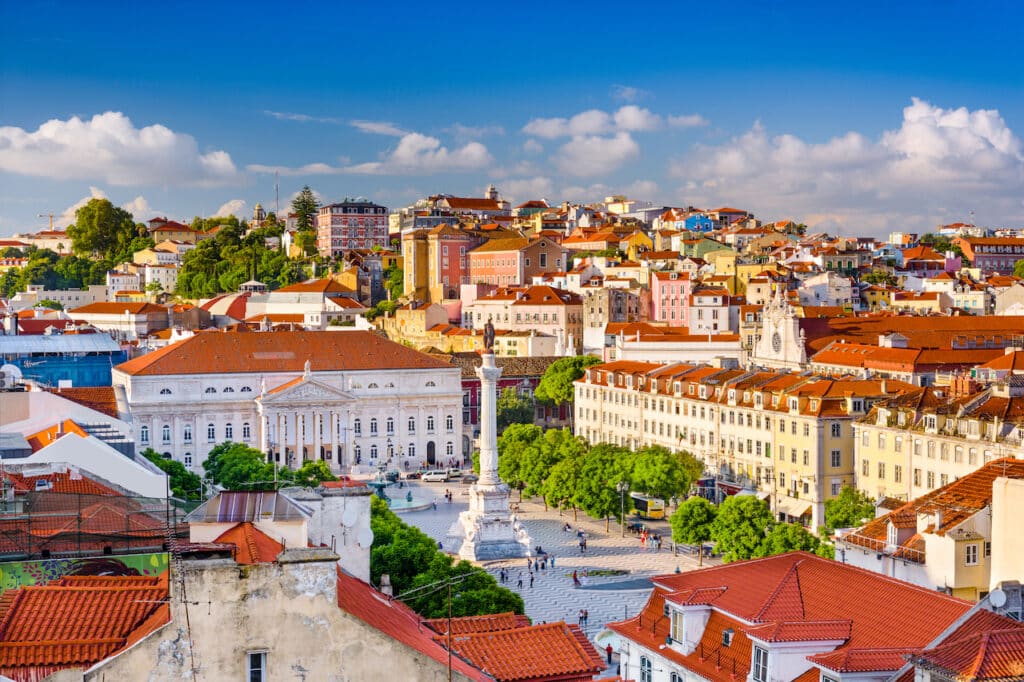 Baixa, sentrum av Lisboa