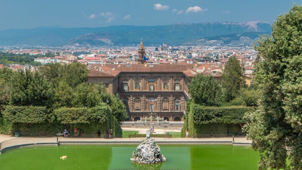 Boboli-hagene i Firenze