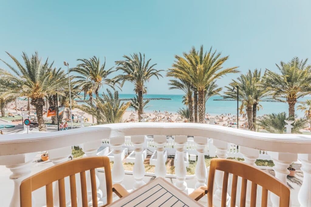 Cleopatra Palace Hotel utsikt