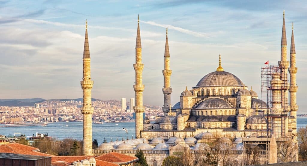 Den blå moské i Istanbul