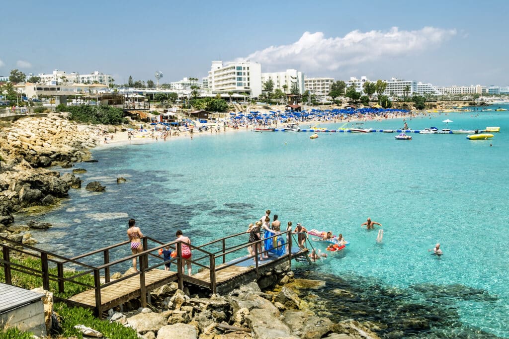 Fig Tree Bay-stranden i Protaras