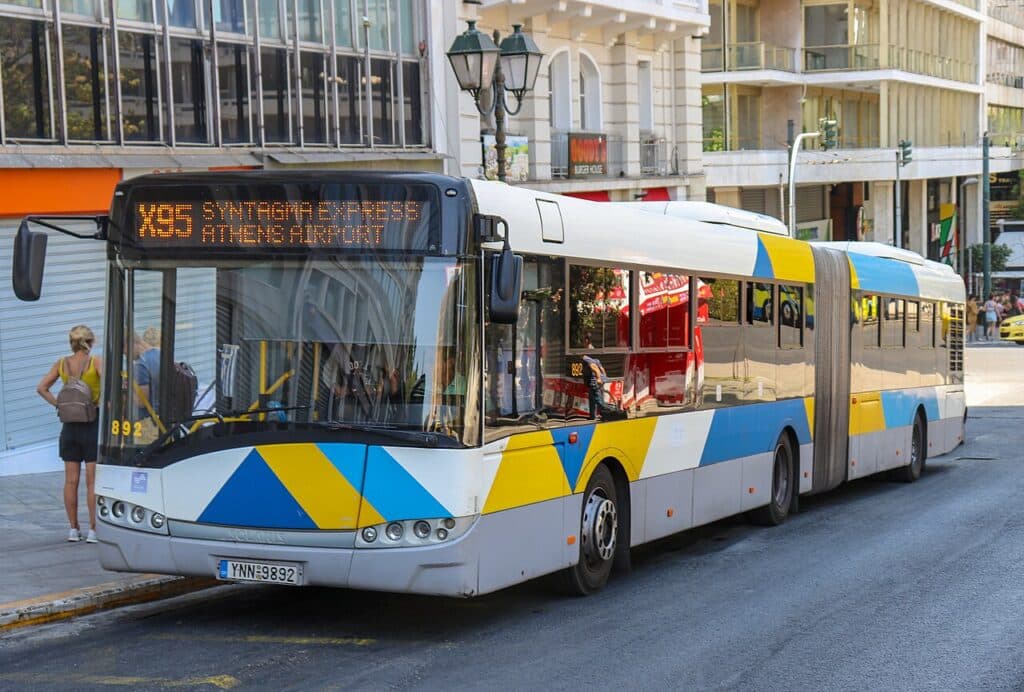 Fra Athen lufthavn til sentrum - stor guide til transport 3 Flybuss athen