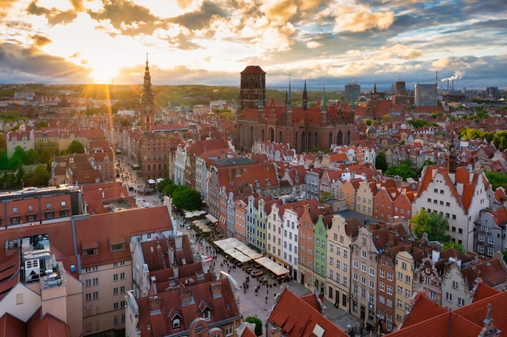 Hvor bør man bo i Gdansk? De 2 beste områdene og gode hoteller 2 Gdansk i Polen
