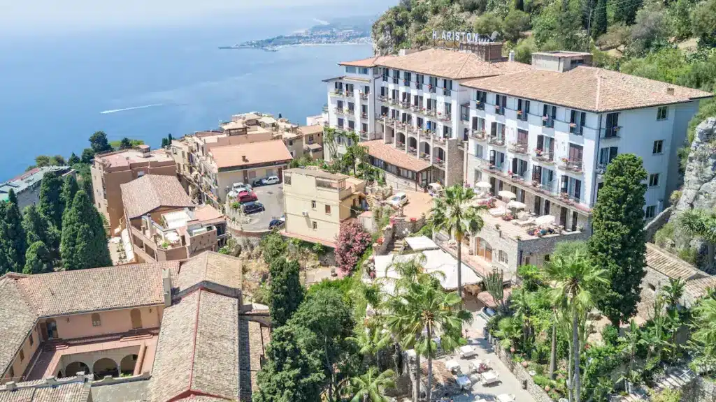 Hotell i taormina, sicilia