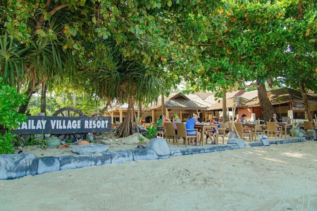 Hotell på Railay ved stranden