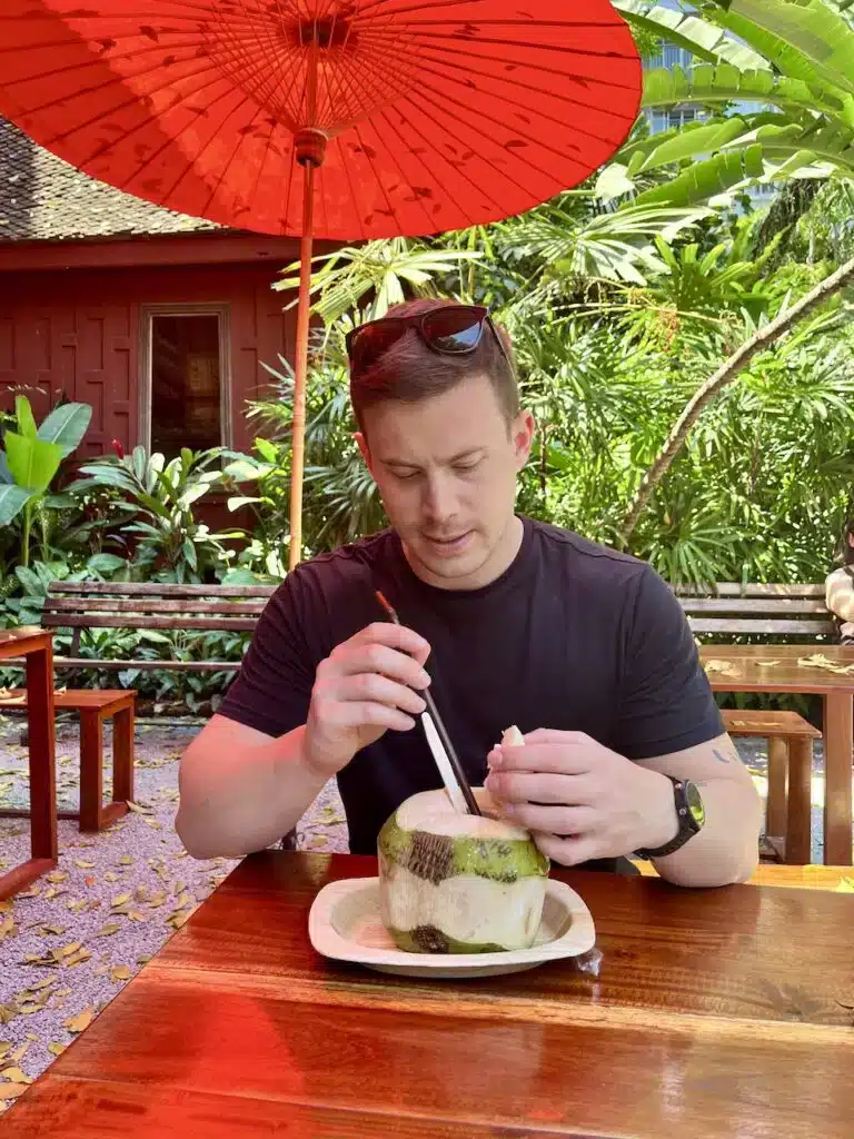 Kokosnøtt i Bangkok