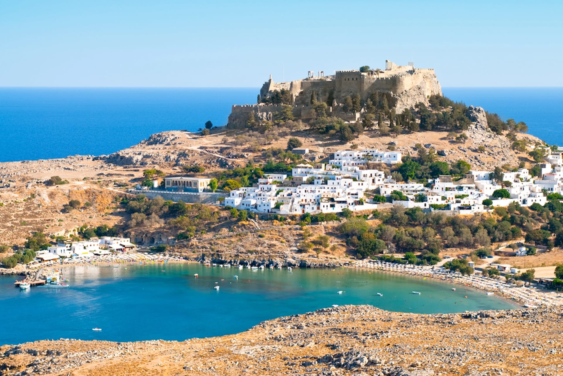 Hvor bør man bo på Rhodos? De 5 beste områdene og gode hoteller 13 Lindos rhodos
