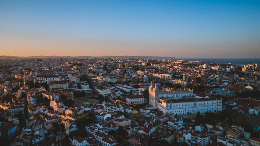 Lisboa om kvelden
