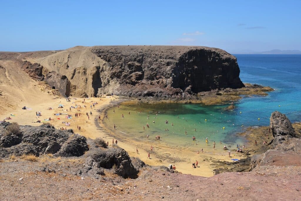 Papagayo-stranden på Lanzarote