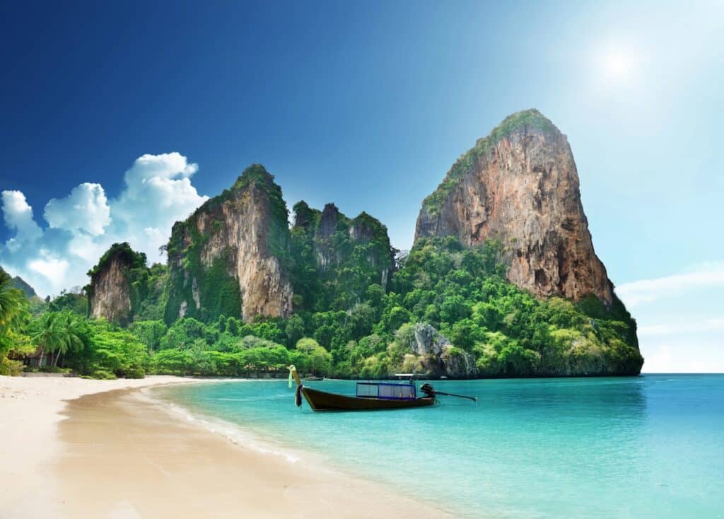 Hvor bør man bo i Thailand? De 12 beste områdene og gode hoteller 22 Railay Beach i Thailand
