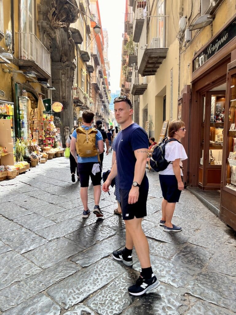 Reisekris i Napoli sentrum
