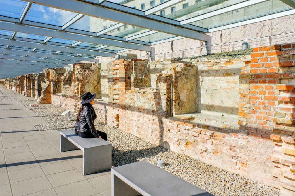 Utgravninger ved Topographie des Terrors i Berlin