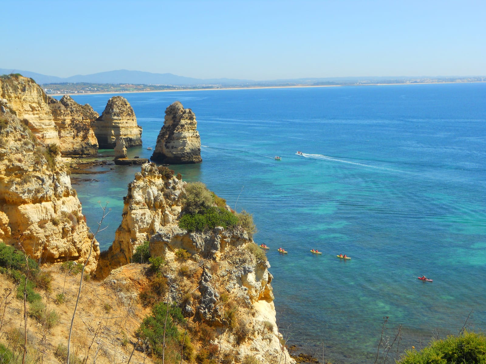 Algarvekysten i Portugal