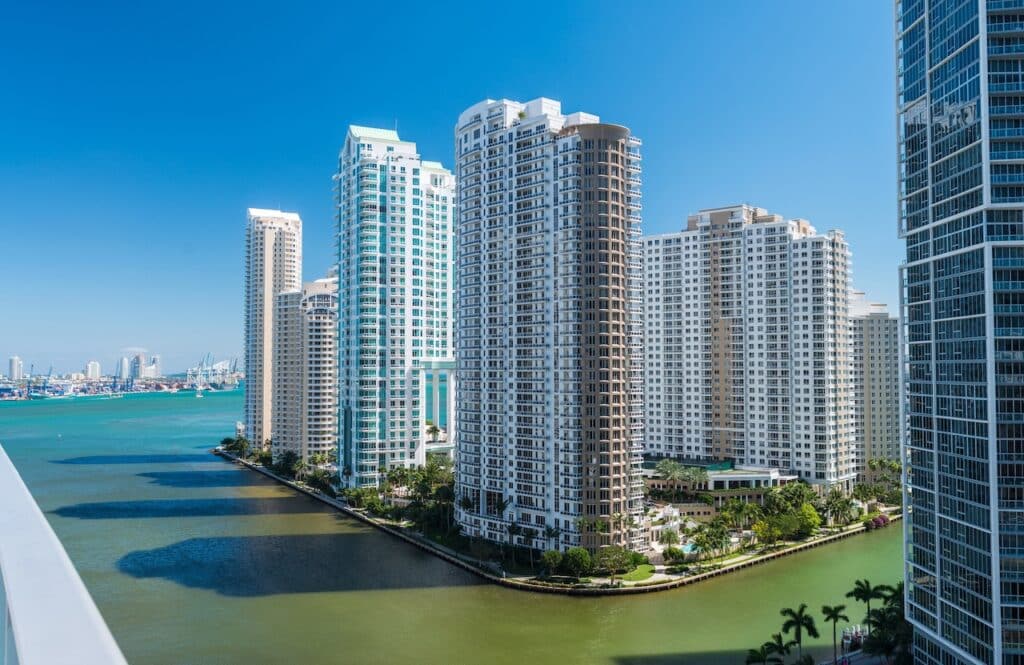 Brickell i Miami, et godt område for luksushoteller