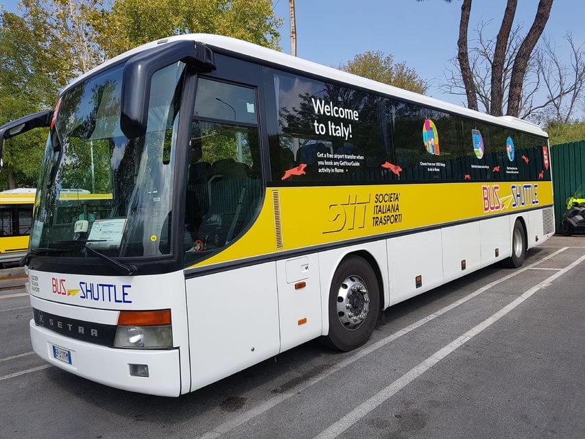 Fra Ciampino lufthavn til Roma sentrum - transportguide 2 Buss fra Ciampino lufthavn til Roma