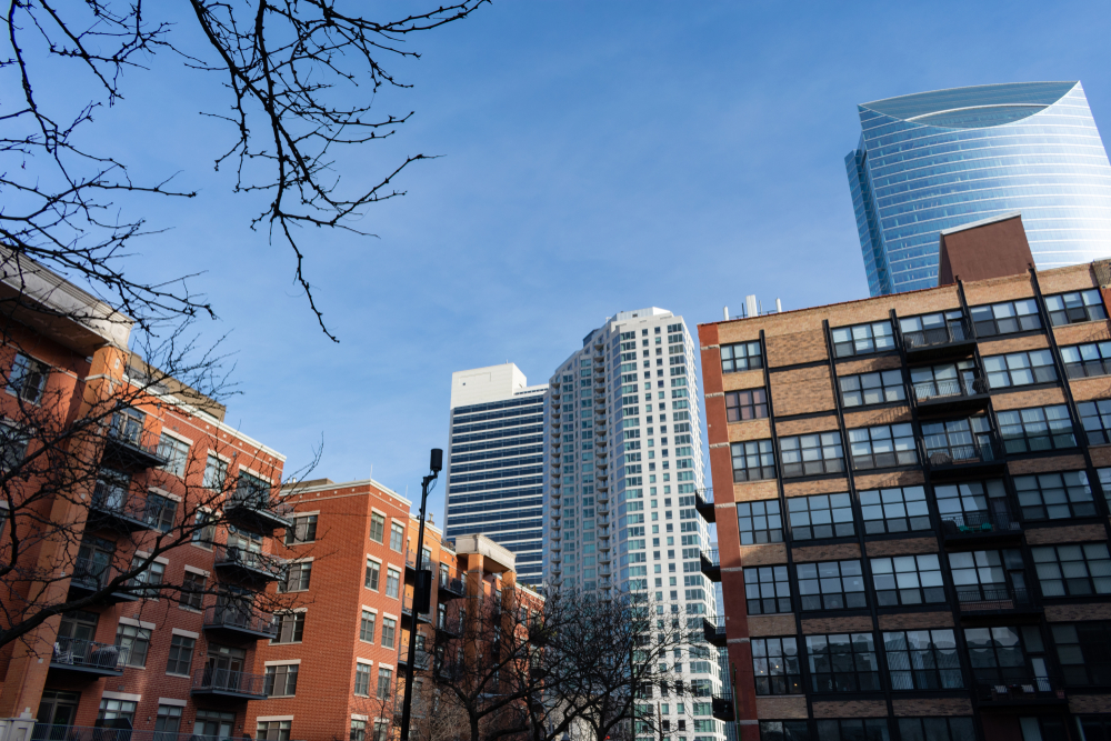 Hvor bør man bo i Chicago? De 5 beste områdene & gode hoteller 5 Bygninger og moderne høyhus i West Loop i Chicago
