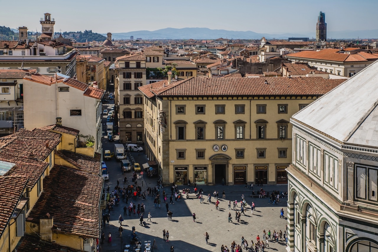 Det historiske sentrum i Firenze