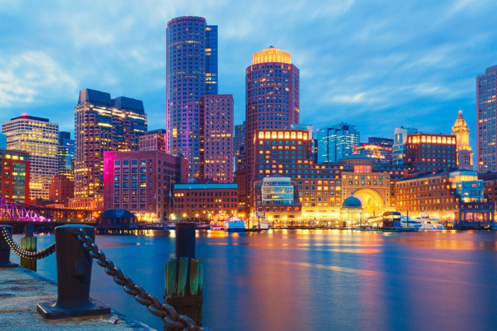Downtown i Boston