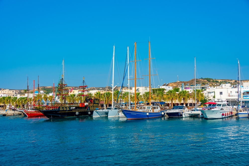Hvor bør man bo på Kos? De 5 beste områdene & gode hoteller 4 Havnen i Kardamena på Kos