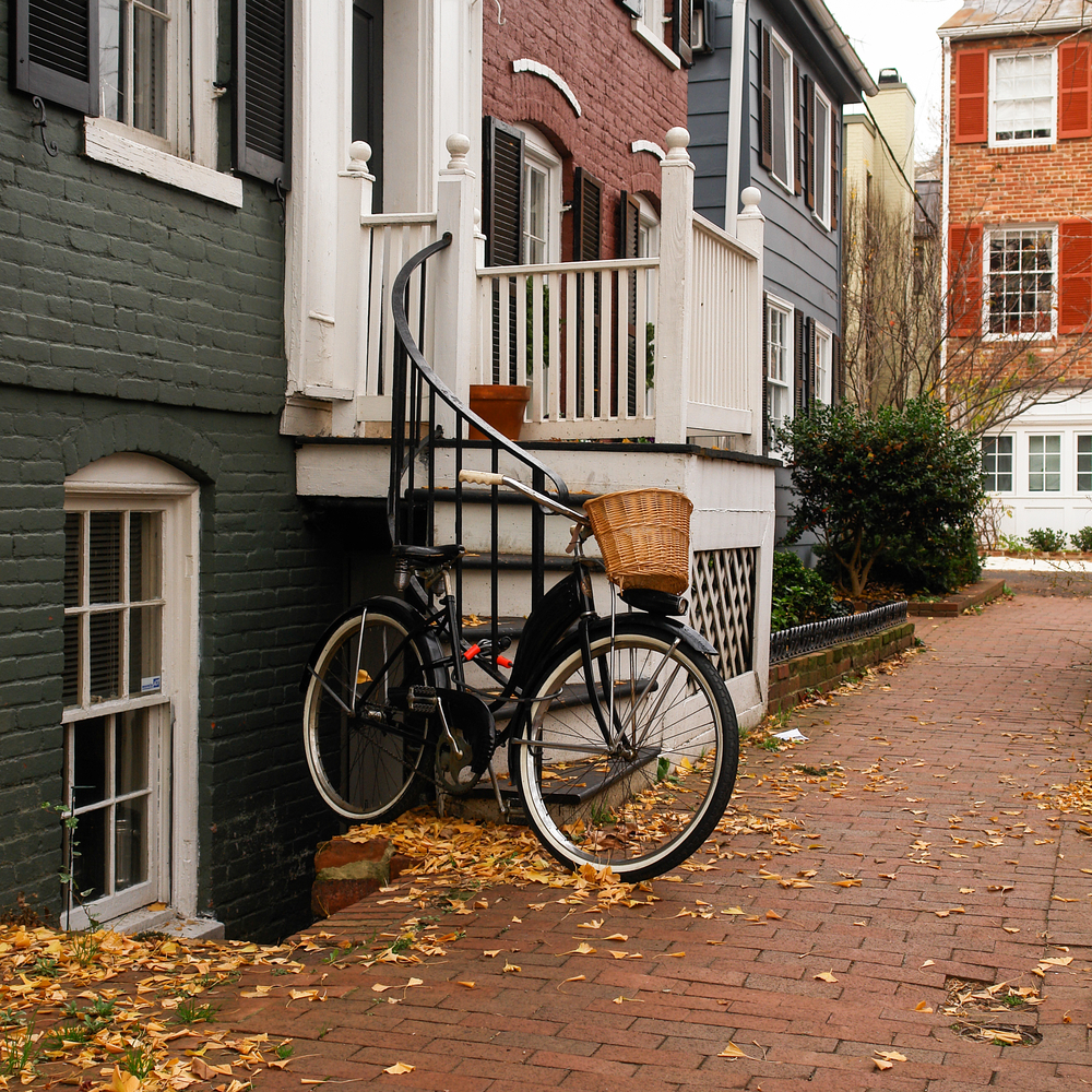 Hvor bør man bo i Washington D.C.? De 6 beste områdene & gode hoteller 4 Historiske rekkehus i Georgetown i Washington D.C.