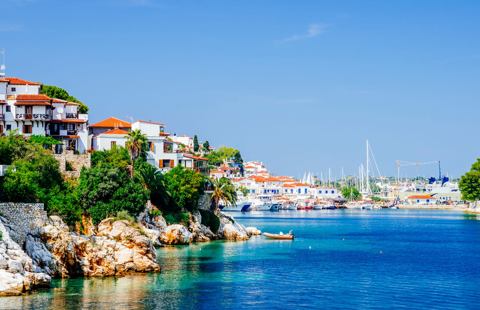 Hvor bør man bo på Skiathos
