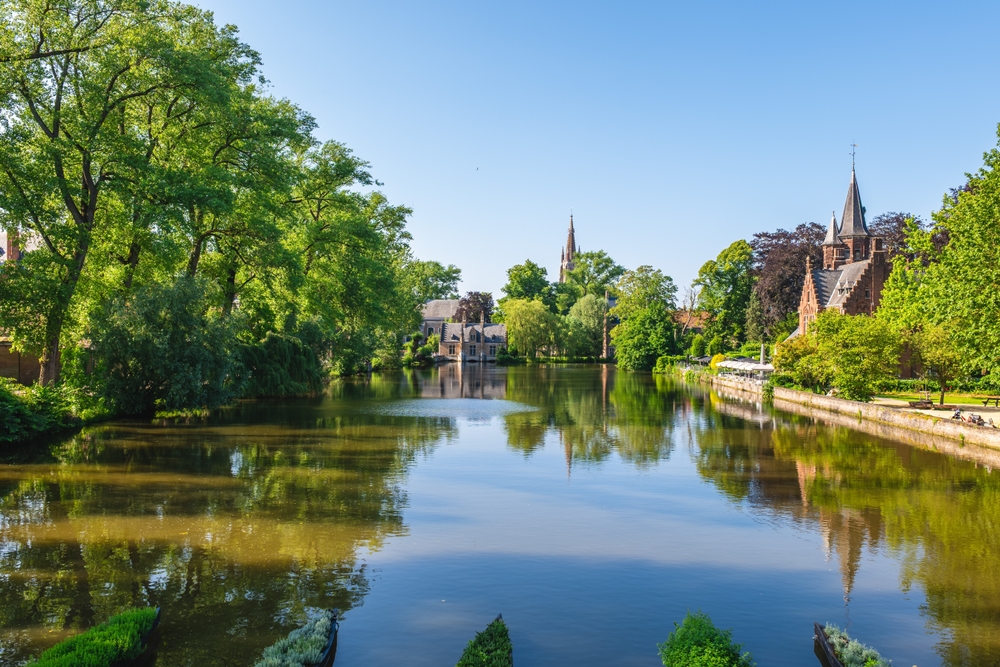 Minnewater, Kjærlighetens sjø, i Brugge