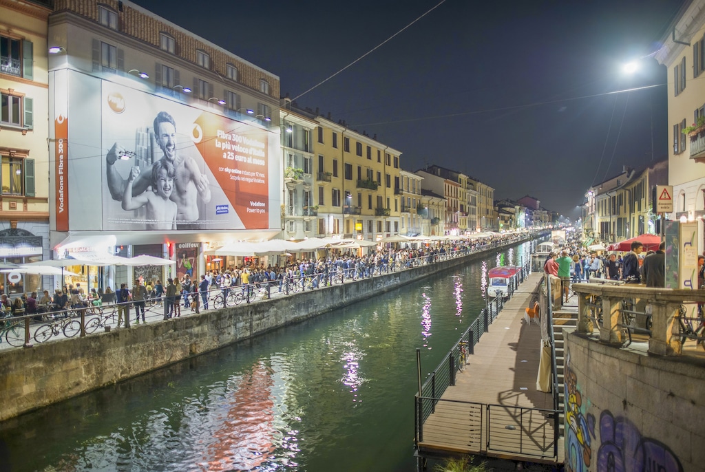 20 severdigheter i Milano: høydepunkter, museer og dagsturer 8 Kanalområdet Navigli i Milano