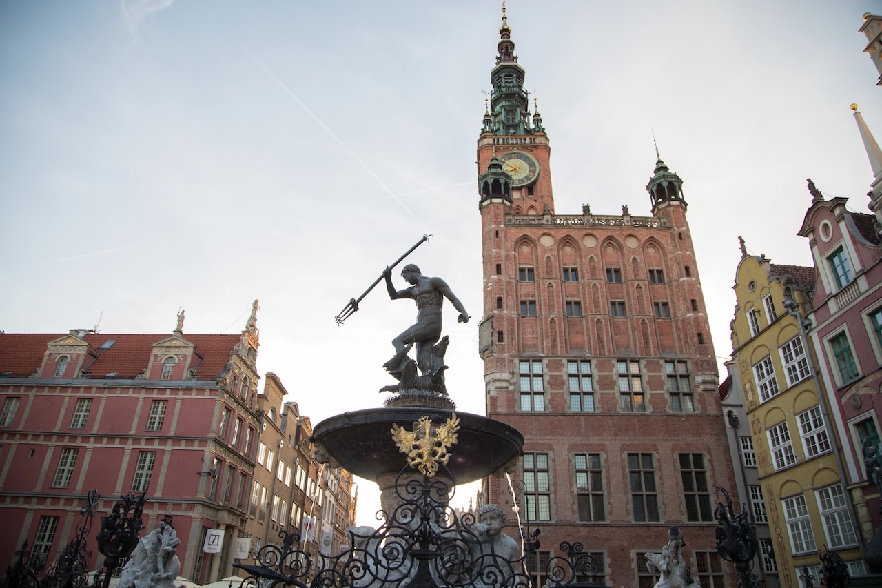 Fra Gdansk lufthavn til sentrum - transportguide 5 Rådhuset i Gdansk