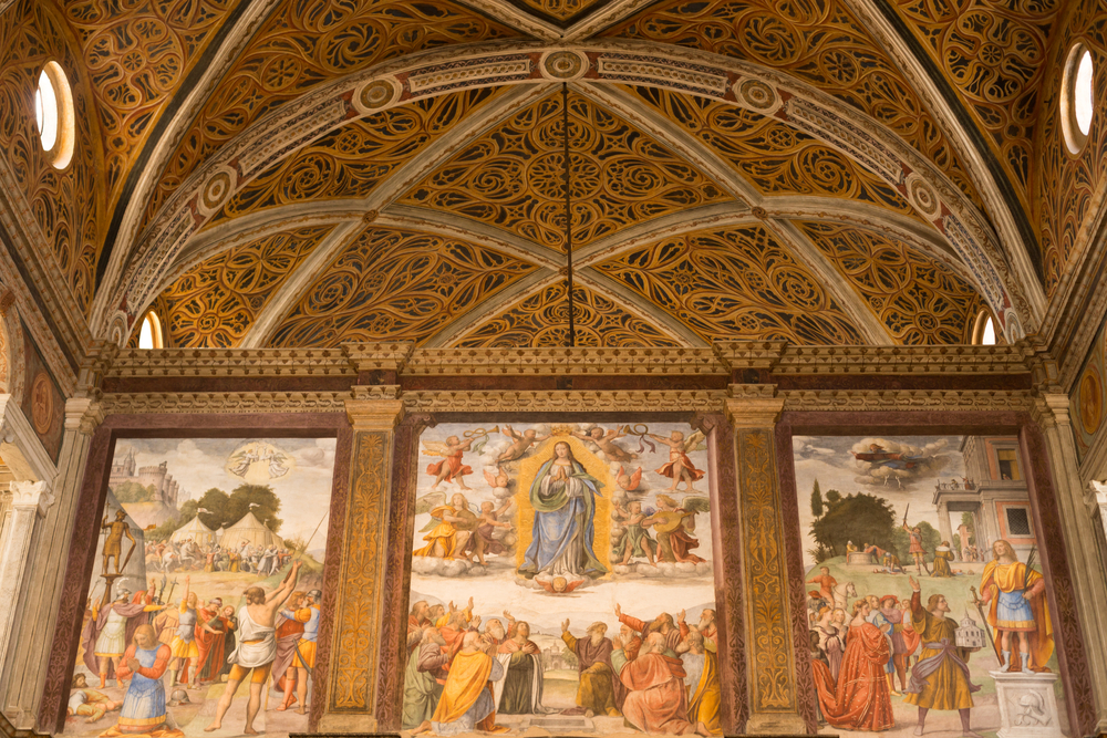 20 severdigheter i Milano: høydepunkter, museer og dagsturer 14 Fresker i San Maurizio al Monastero Maggiore i Milano