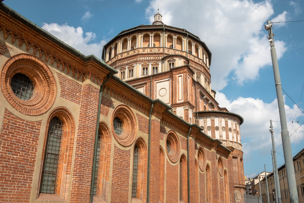 20 severdigheter i Milano: høydepunkter, museer og dagsturer 5 Santa Maria delle Grazie i Milano, der Nattverden finnes