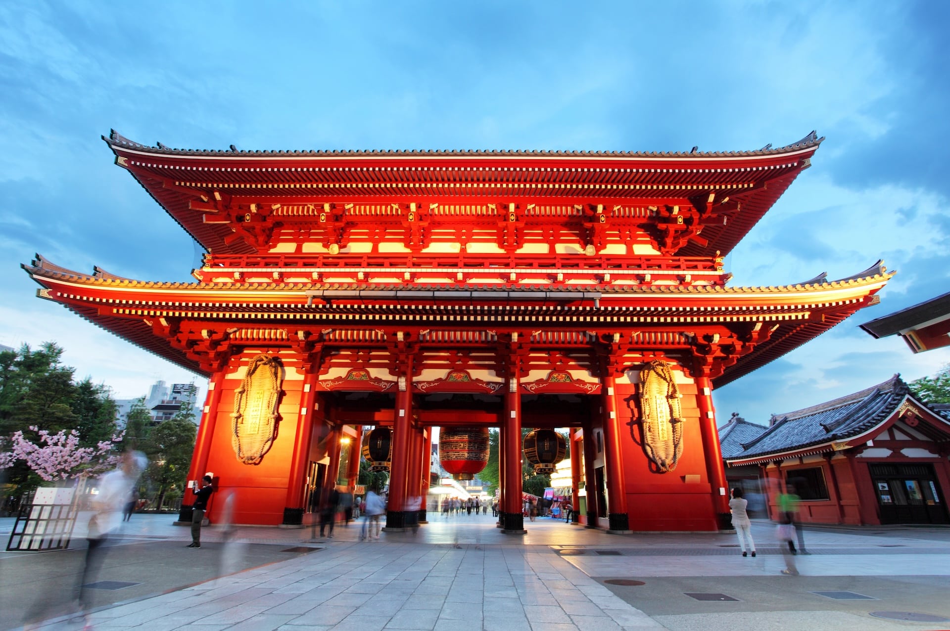 Senso-ji-tempelet i Asakusa i Tokyo