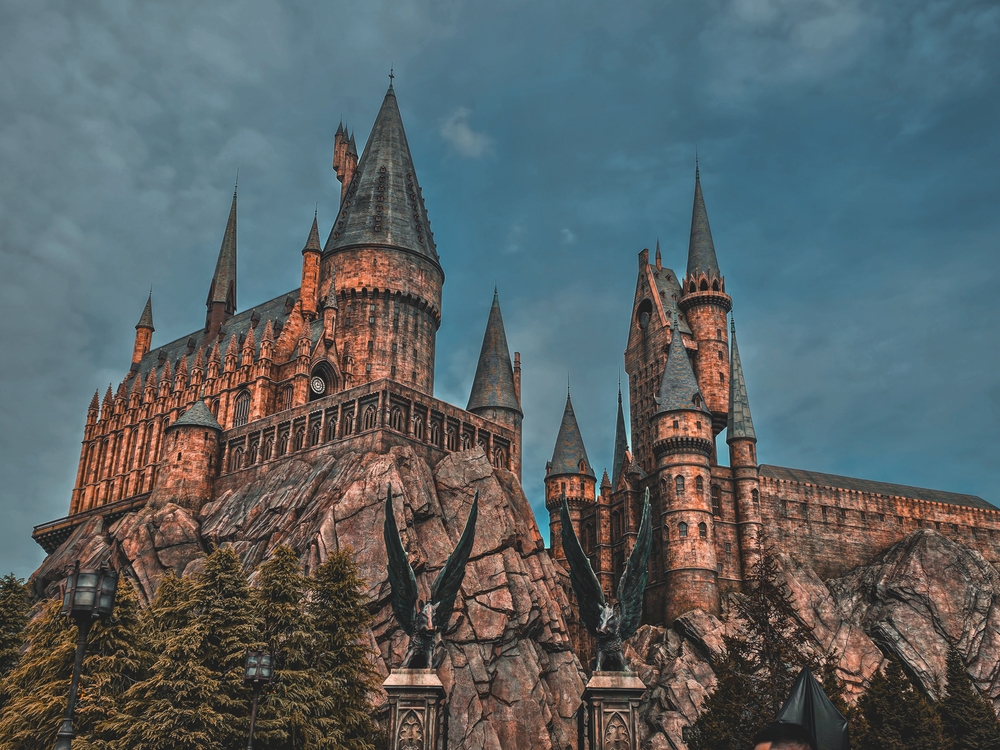 Slottet i Universal Studios Japan i Osaka