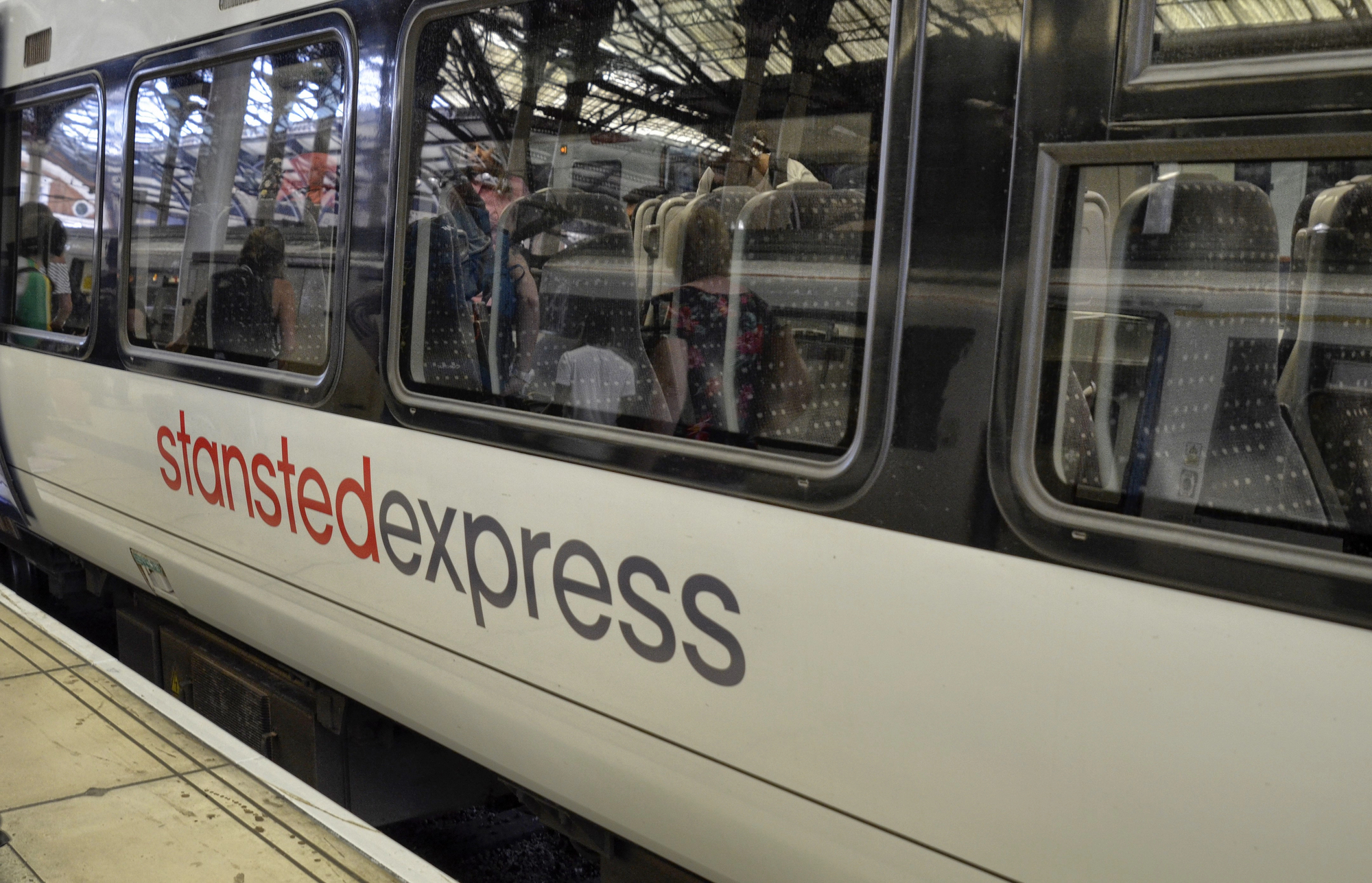 Stansted Express-toget mellom Stansted lufthavn og London
