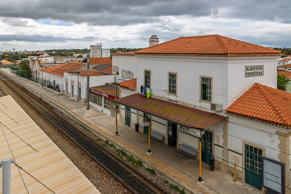 Togstasjonen Albufeira-Ferreiras i Algarve