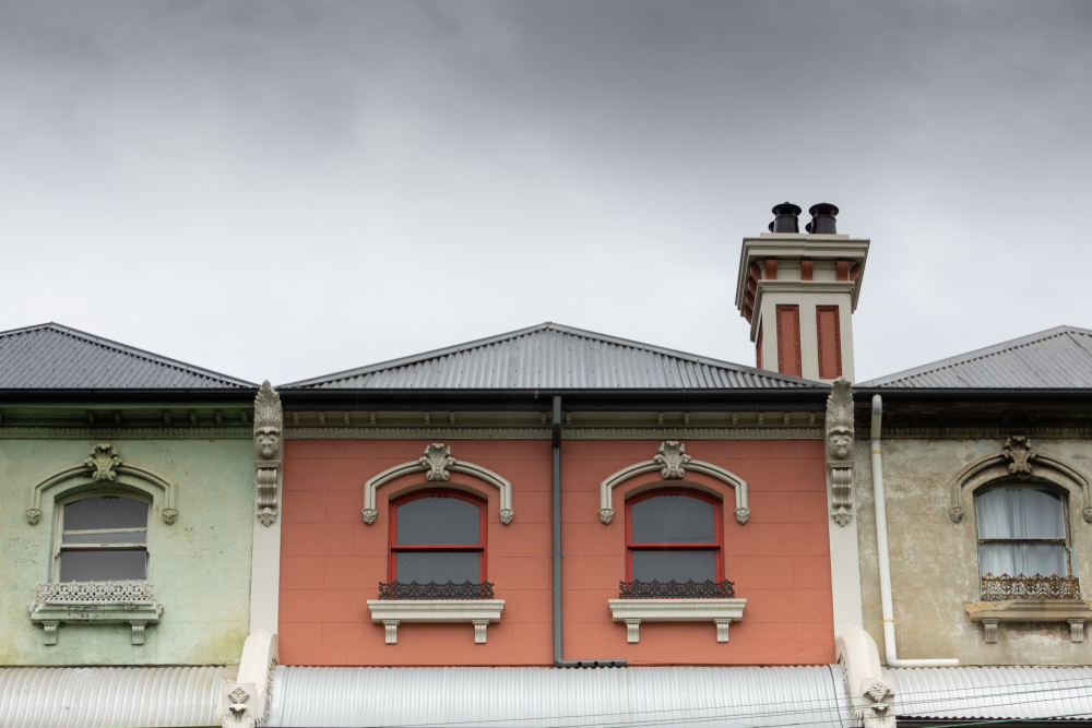 Viktorianske rekkehus i Surry Hills i Sydney