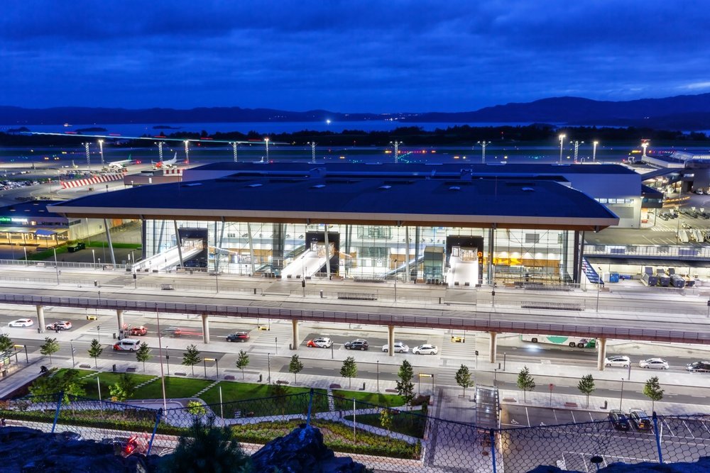 Terminalen på Bergen lufthavn Flesland