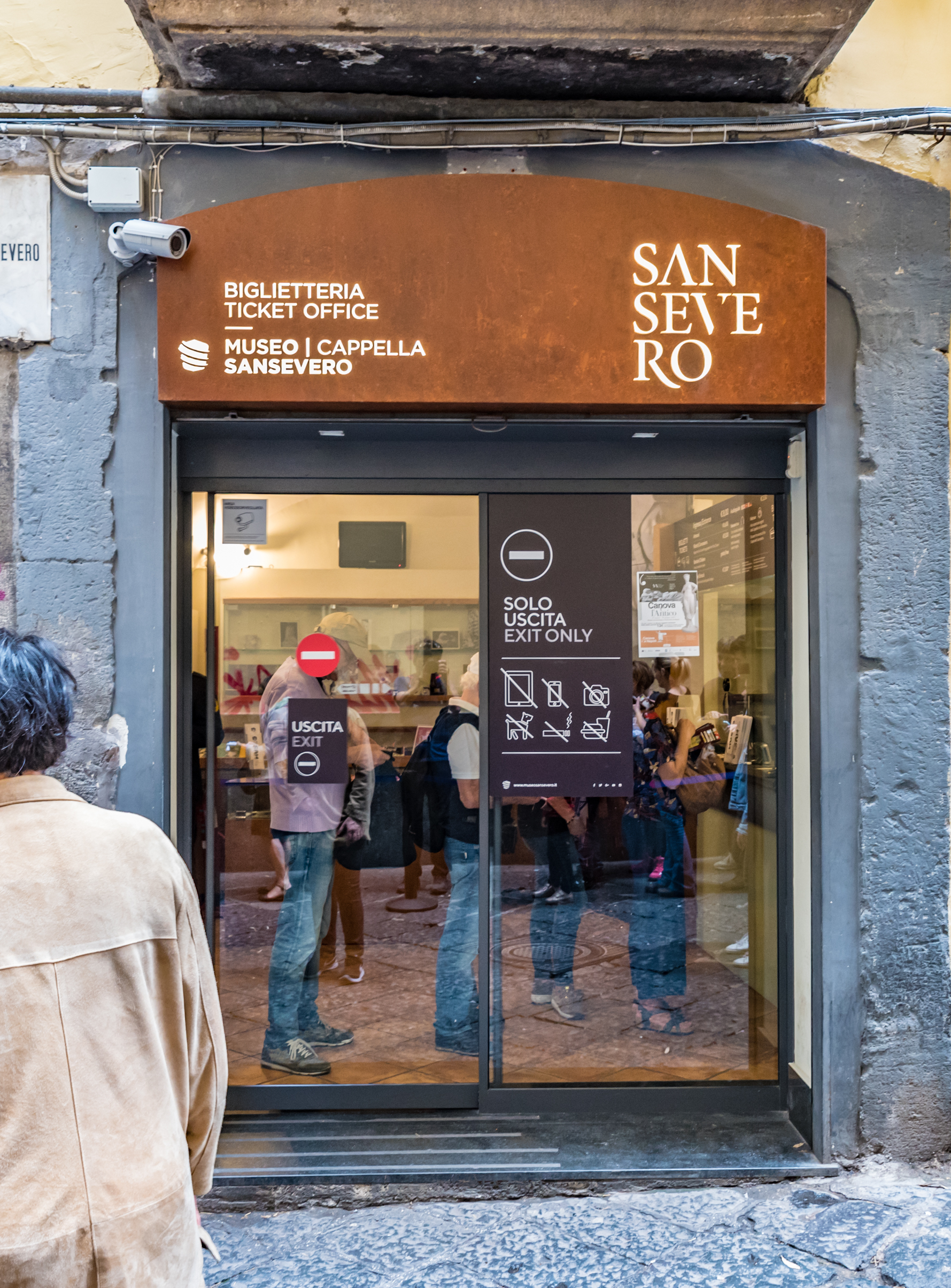 Cappella Sansevero i Napoli sett utenfra