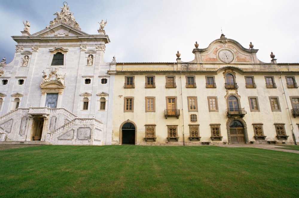 Hvor bør man bo i Pisa? De 5 beste områdene & gode hoteller 6 Certosa di Calci, kartusianerklosteret i Valgraziosa øst for Pisa