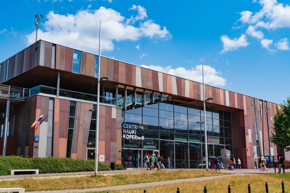Copernicus Science Centre ved elven i Warszawa