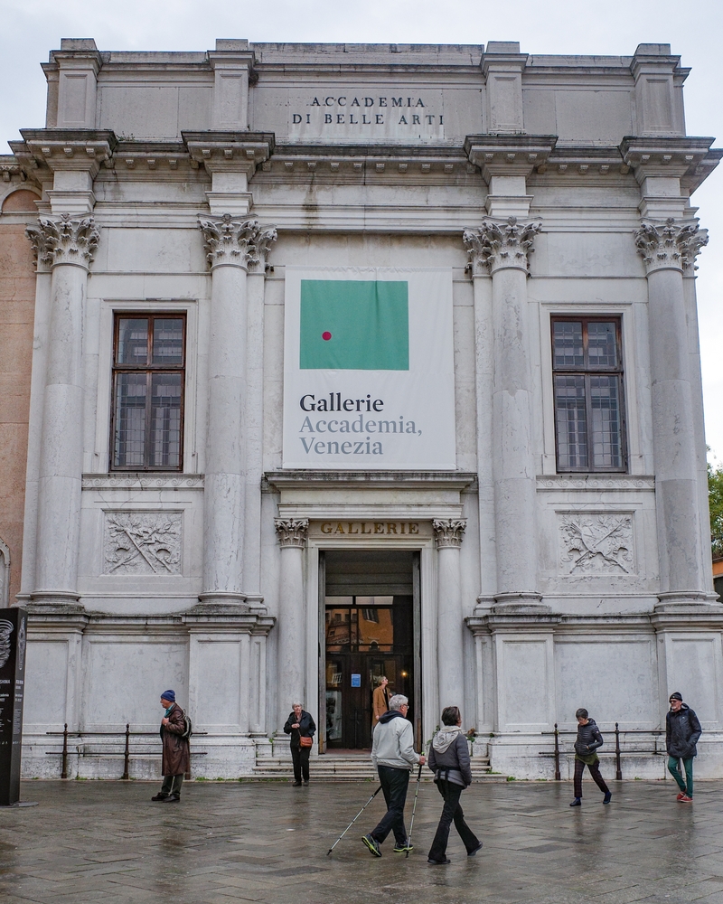 Hovedinngangen til Gallerie dell'Accademia i Venezia