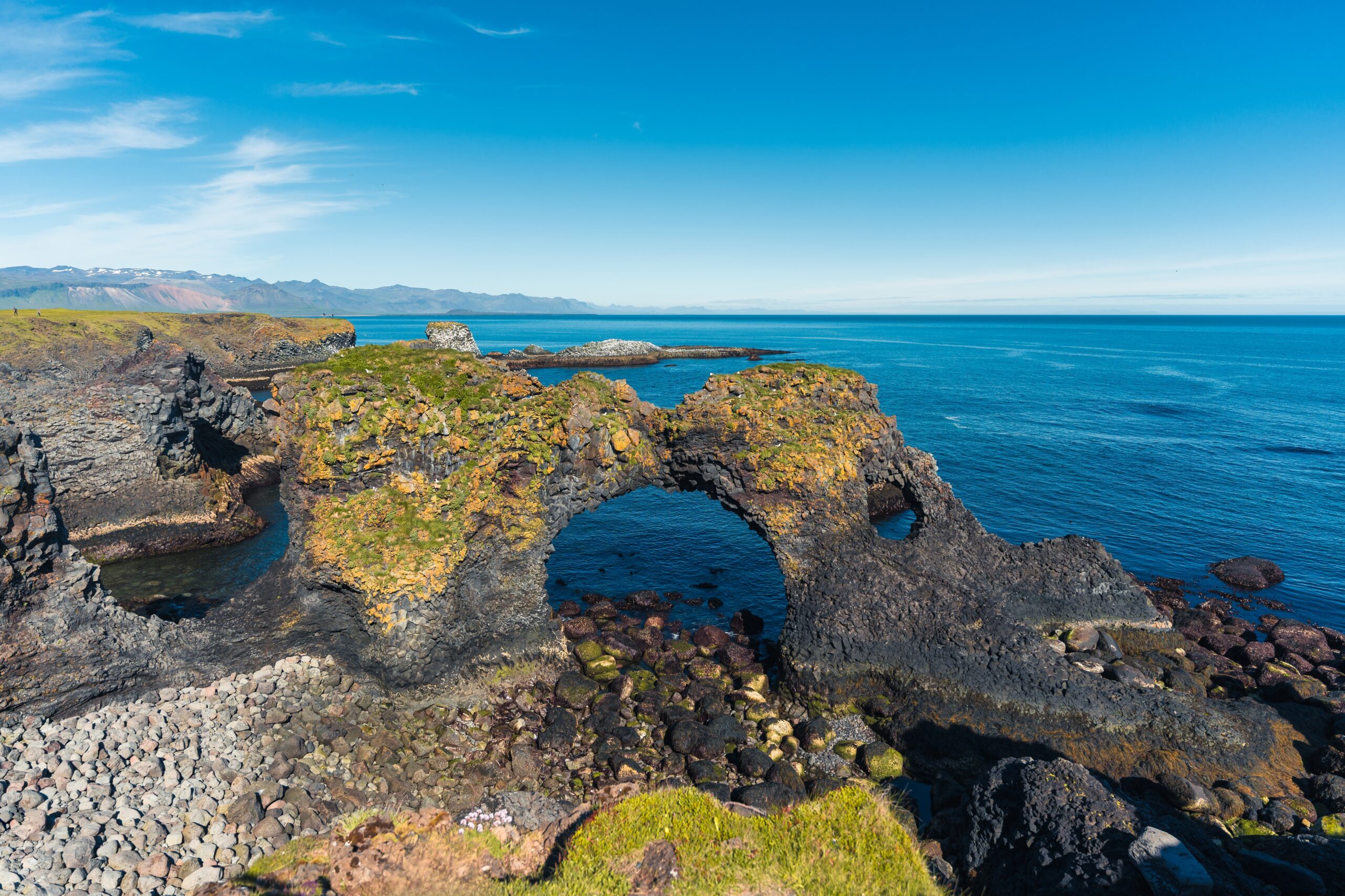 Klippebuen Gatklettur ved Arnarstapi på Snæfellsnes