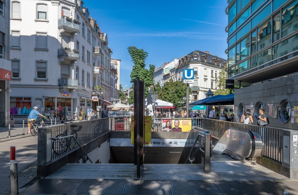Handlegaten Berger Straße i Bornheim i Frankfurt