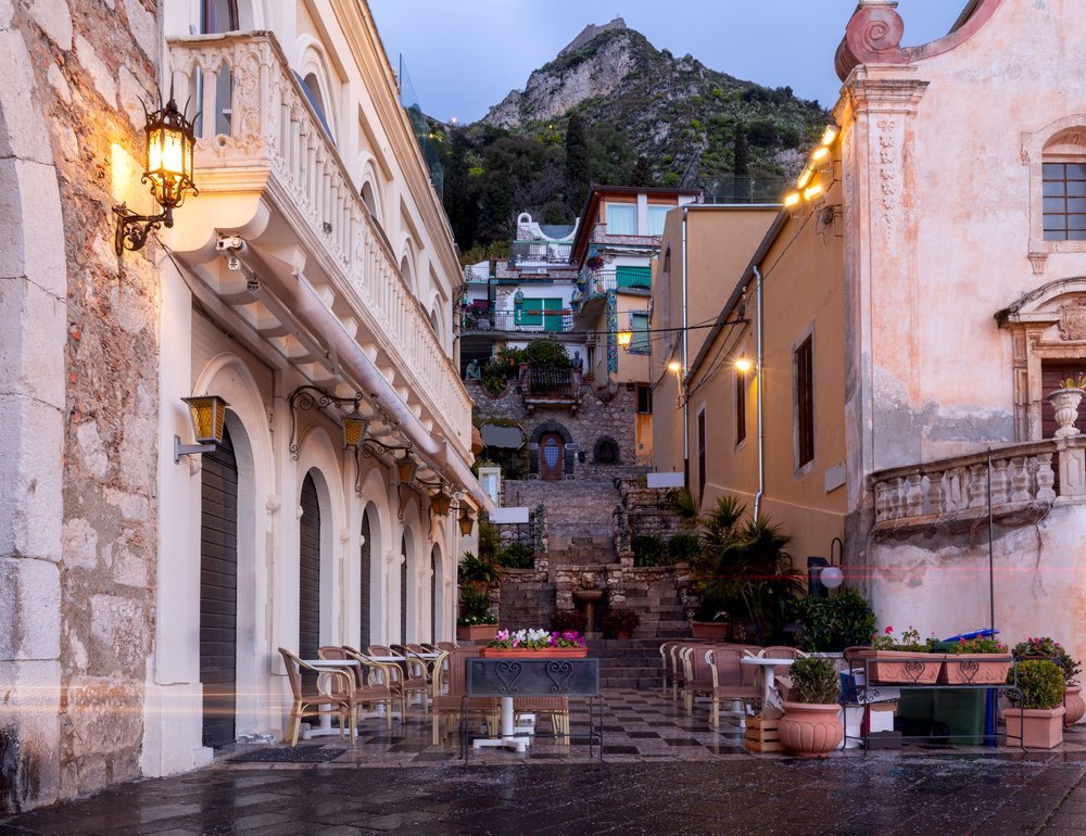Hovedgaten Corso Umberto i Taormina