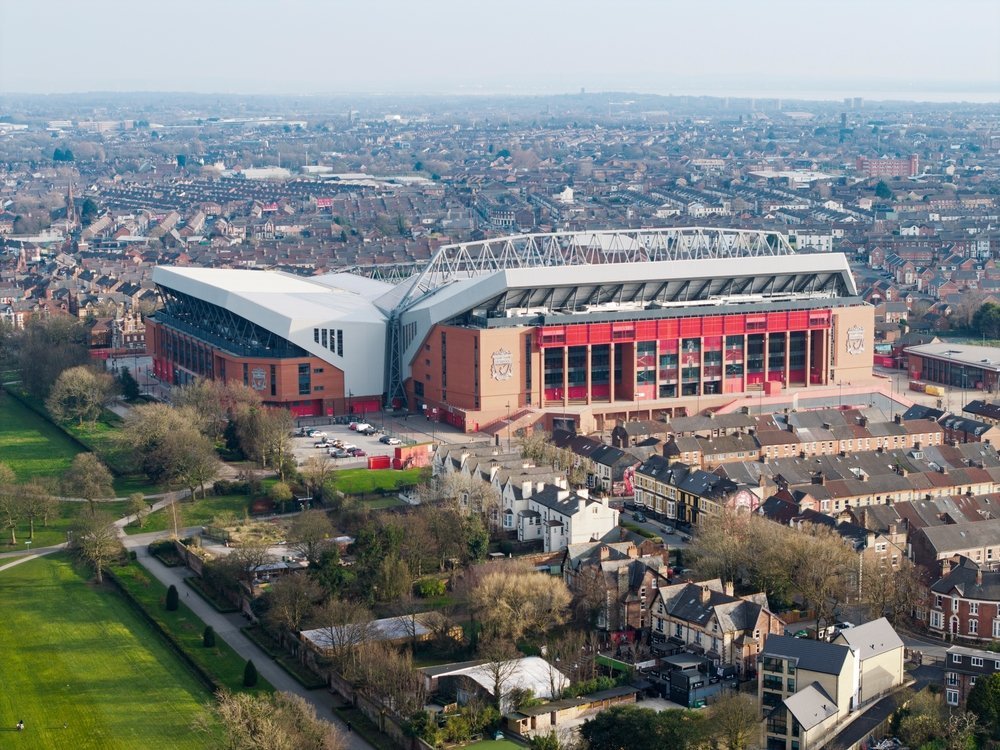 Severdigheter i Liverpool: The Beatles, Anfield og 16 andre grunner til å reise 8 Hovedtribunen på Anfield, Liverpool FC's stadion