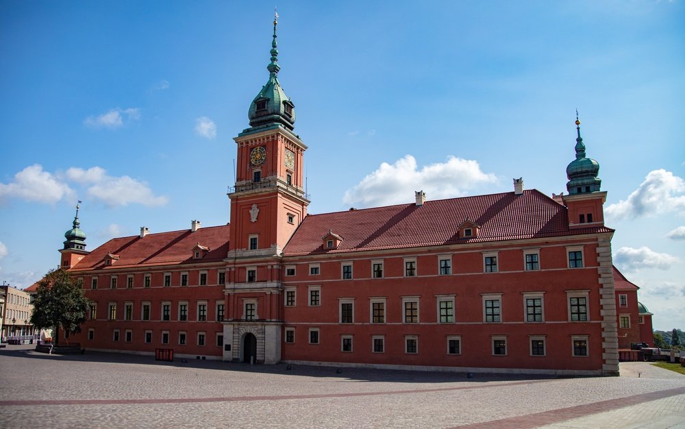 Kongeslottet ved Slottsplassen i Warszawa